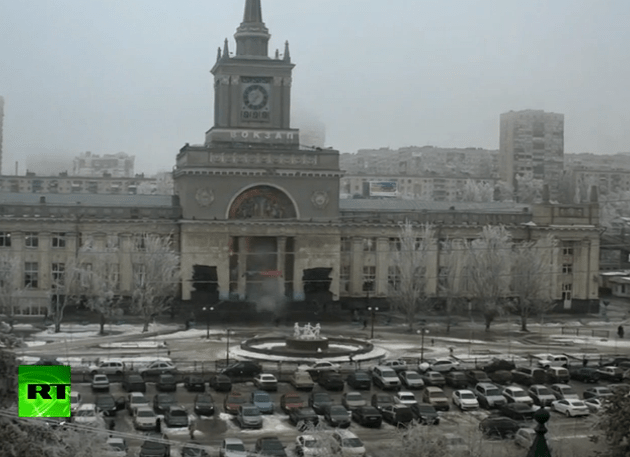 Imagini cu explozia in gara din Volgograd, Foto: Captura video