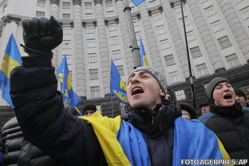 Proteste in Kiev, Foto: Agerpres/AP