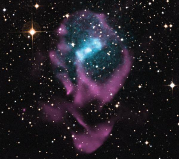 Sistemul Circinus X-1, Foto: X-ray: NASA/CXC/UCLA/Z. Li et al; Radio: NRAO/VLA