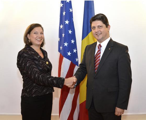 Victoria Nuland si Titus Corlatean, Foto: MAE