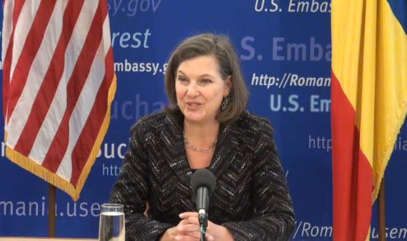 Victoria Nuland in conferinta de presa, Foto: Privesc.eu