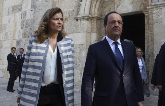 Francois Hollande si Valerie Trierweiler, Foto: Agerpres/Xinhua