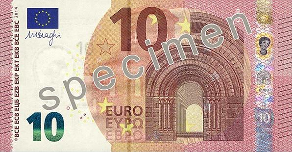 Noua bancnota de 10 euro, Foto: BCE