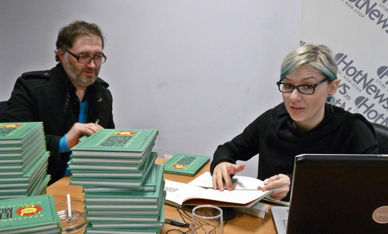 Madalina si Adrian Raileanu, creatorii Iepurelui Mizantrop, Foto: Hotnews