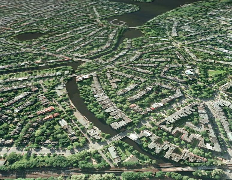 Spatiile verzi din Hamburg, Foto: Google Earth