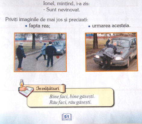 Fragment dintr-un manual de religie, Foto: ASUR