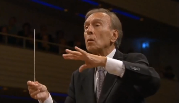 Dirijorul Claudio Abbado, Foto: Captura YouTube