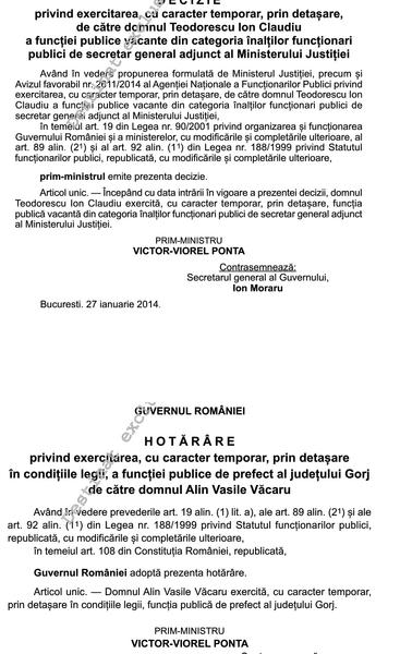 Acte-Guvern, Foto: Monitorul Oficial