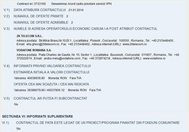 Contract cadru atribuit in SEAP, Foto: SEAP