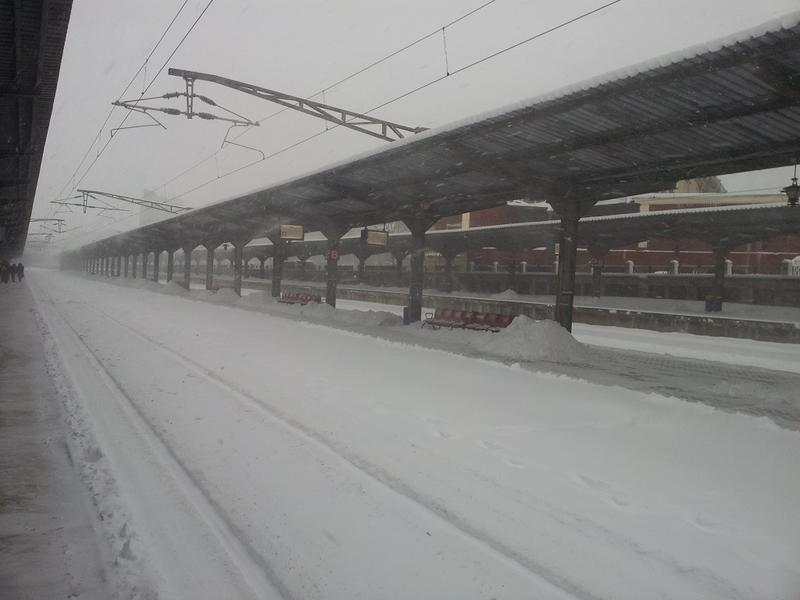 Gara de Nord sub zapada, Foto: HotNews