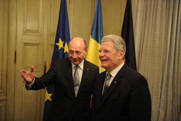 Traian Basescu si Joachim Gauck, Foto: Presidency.ro