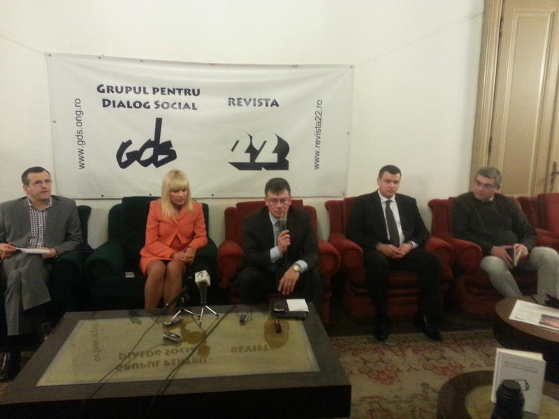 Elena Udrea la dezbaterea de la GDS, Foto: Hotnews