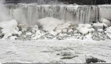 Cascada Niagara inghetata, Foto: Captura Youtube.com