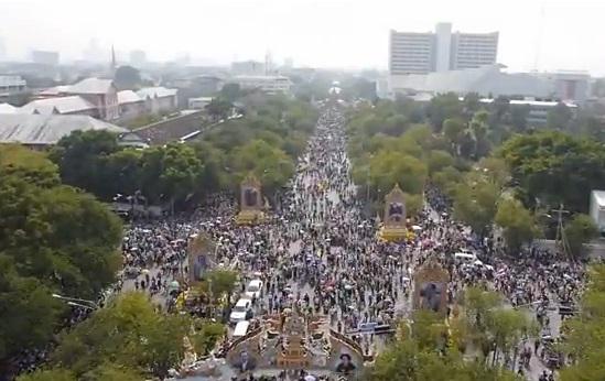 Proteste in Bangkok, Foto: Captura YouTube