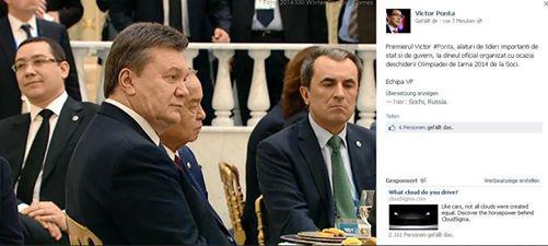 Captura: Pagina de Facebook a lui Ponta, poza soci, Foto: Nasul.tv