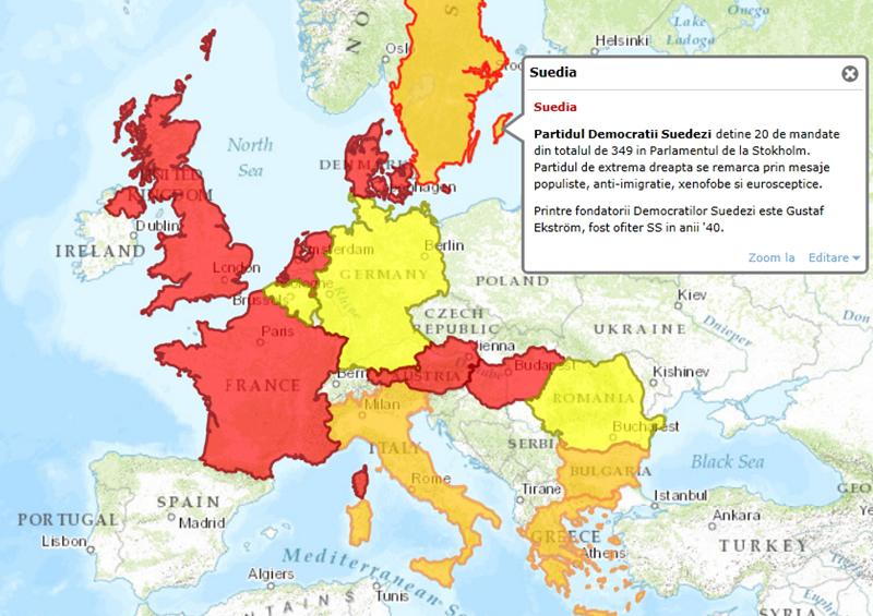 Harta euroscepticismului, Foto: Hotnews