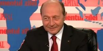 Traian Basescu la EVZ B1, Foto: Captura ecran B1TV