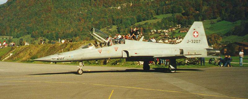 Avion de vanatoare F-5 al fortelor aeriene din Elvetia, Foto: Wikipedia