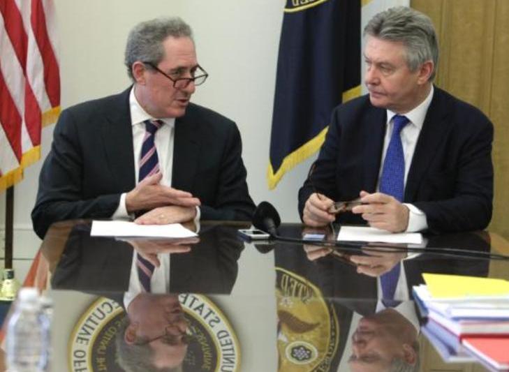 Michael Froman si Karel de Gucht au discutat la Washington privind TTIP, Foto: Comisia Europeana