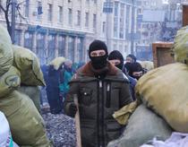 Protestatari la Kiev, Foto: Hotnews