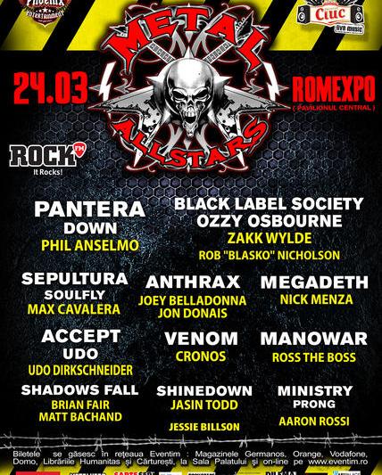 Metal All Stars poster, Foto: webPR.ro