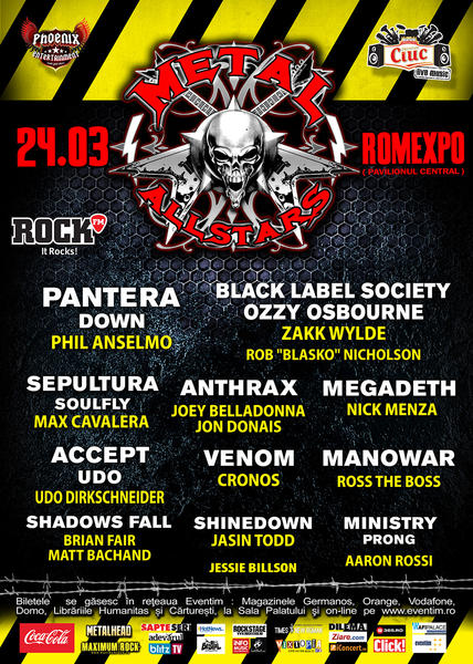 Metal All Stars poster, Foto: webPR.ro