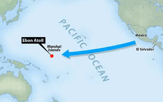 Atolul Ebon, parte a Insulelor Marshall, Foto: Captura Youtube.com