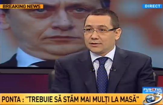 Ponta la Punctul de intalnire, Foto: Captura Antena 3