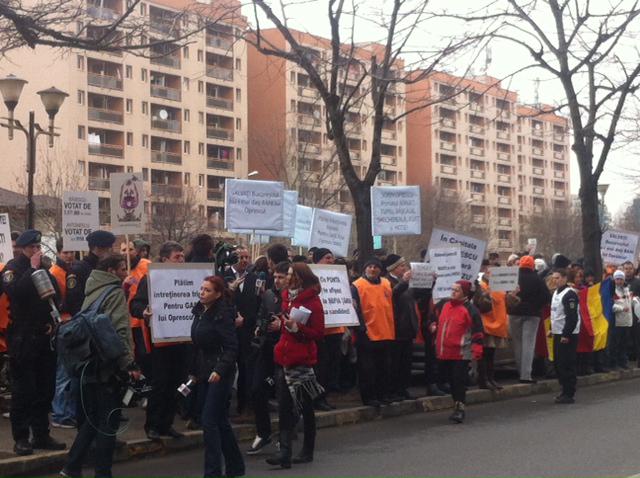 Miting PDL impotriva lui Sorin oprescu, Foto: Hotnews