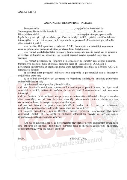 Angajamentul de Confidentialitate, Foto: Kamikaze