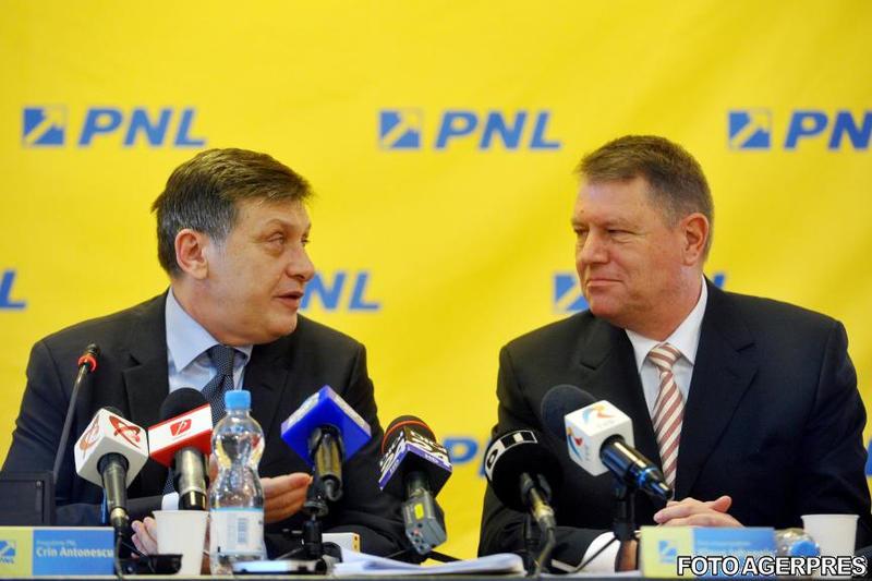 Crin Antonescu si Klaus Iohannis, Foto: Agerpres
