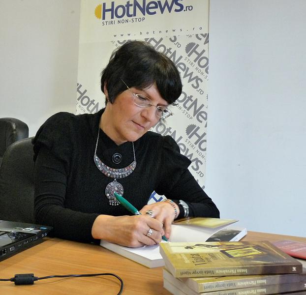 Ioana Parvulescu in studioul HotNews.ro, Foto: Hotnews