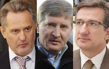 Dmitri Firtash, Rinat Ahmetov si Serghei Taruta, Foto: Lihnosti.net/Shakhtar.com/Dmitryfirtash.com