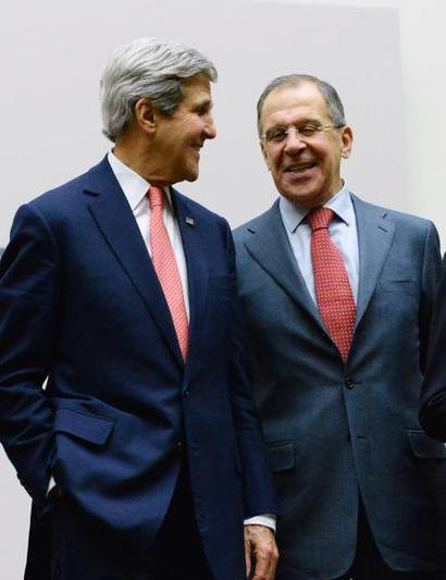 John Kerry si Serghei Lavrov, Foto: Agerpres/Xinhua
