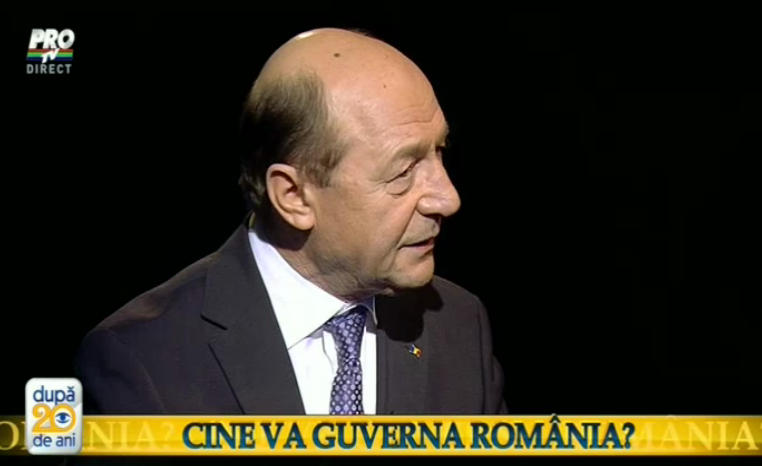 Traian Basescu la Dupa 20 de ani, Foto: Captura ecran