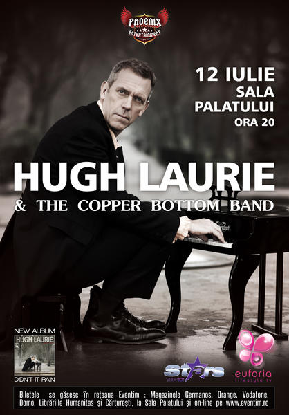 Hugh_Laurie_poster concert, Foto: webPR.ro