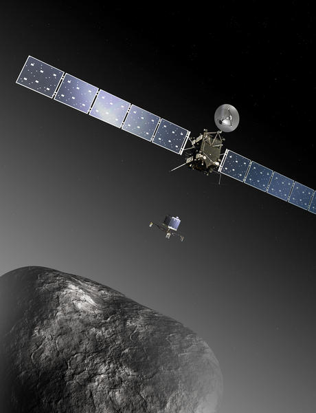 Redare artistica: Sonda spatiala Rosetta, Foto: ESA–C. Carreau/ATG medialab