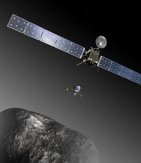 Redare artistica: Sonda spatiala Rosetta, Foto: ESA–C. Carreau/ATG medialab