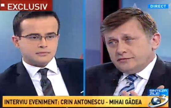 Crin Antonescu la Sinteza zilei, Foto: Captura Antena 3
