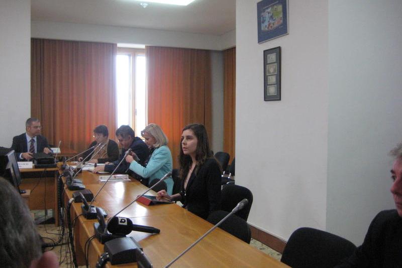 Ioana Petrescu in timpul audierilor, Foto: Hotnews