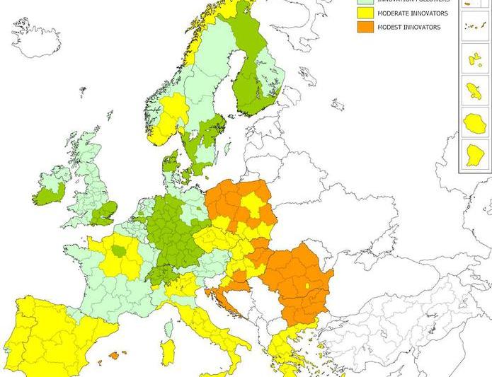 Performanta in materie de inovare pe regiuni, Foto: europa.eu