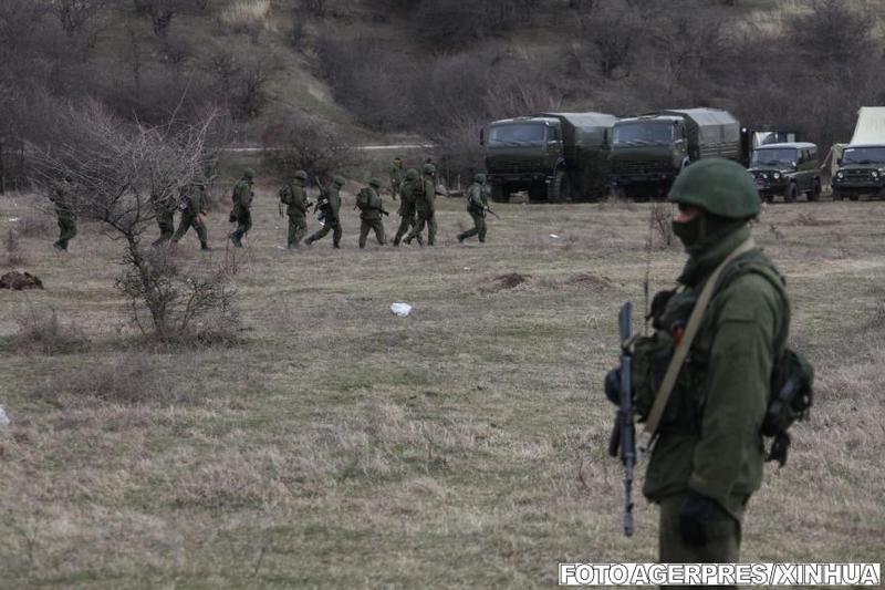 Militarii care au ocupat Crimeea, Foto: Agerpres/Xinhua