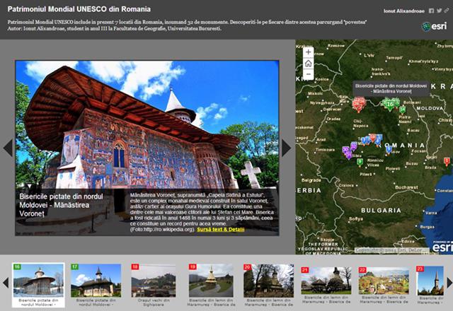 Story Map - Patrimoniul mondial UNESCU din Romania, Foto: Hotnews