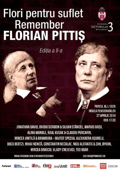 Afis Remember Florian Pittis, Foto: webPR.ro