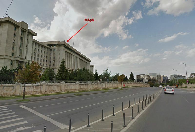 Sediul MApN, Foto: Google Earth