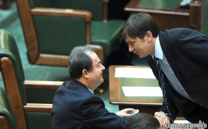 Vasile Blaga si Crin Antonescu, Foto: Agerpres