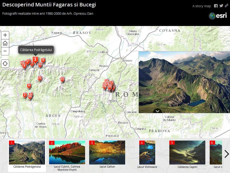 Story map - Descoperind Muntii Fagaras si Bucegi, Foto: Hotnews