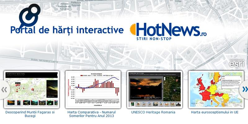 Portal de harti interactive - HotNews.ro, Foto: Hotnews