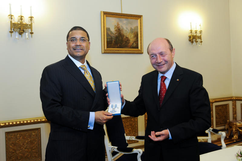 Frank Rose si Traian Basescu, Foto: Administratia Prezidentiala