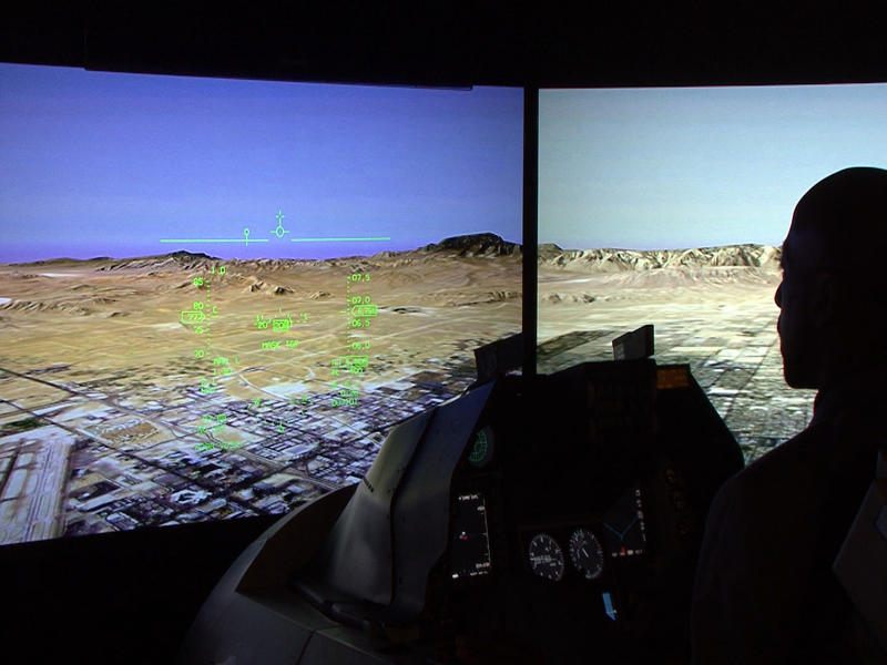 Simulator F-16, Foto: Hotnews